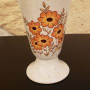 Set of 5 vintage floral art mazagrans