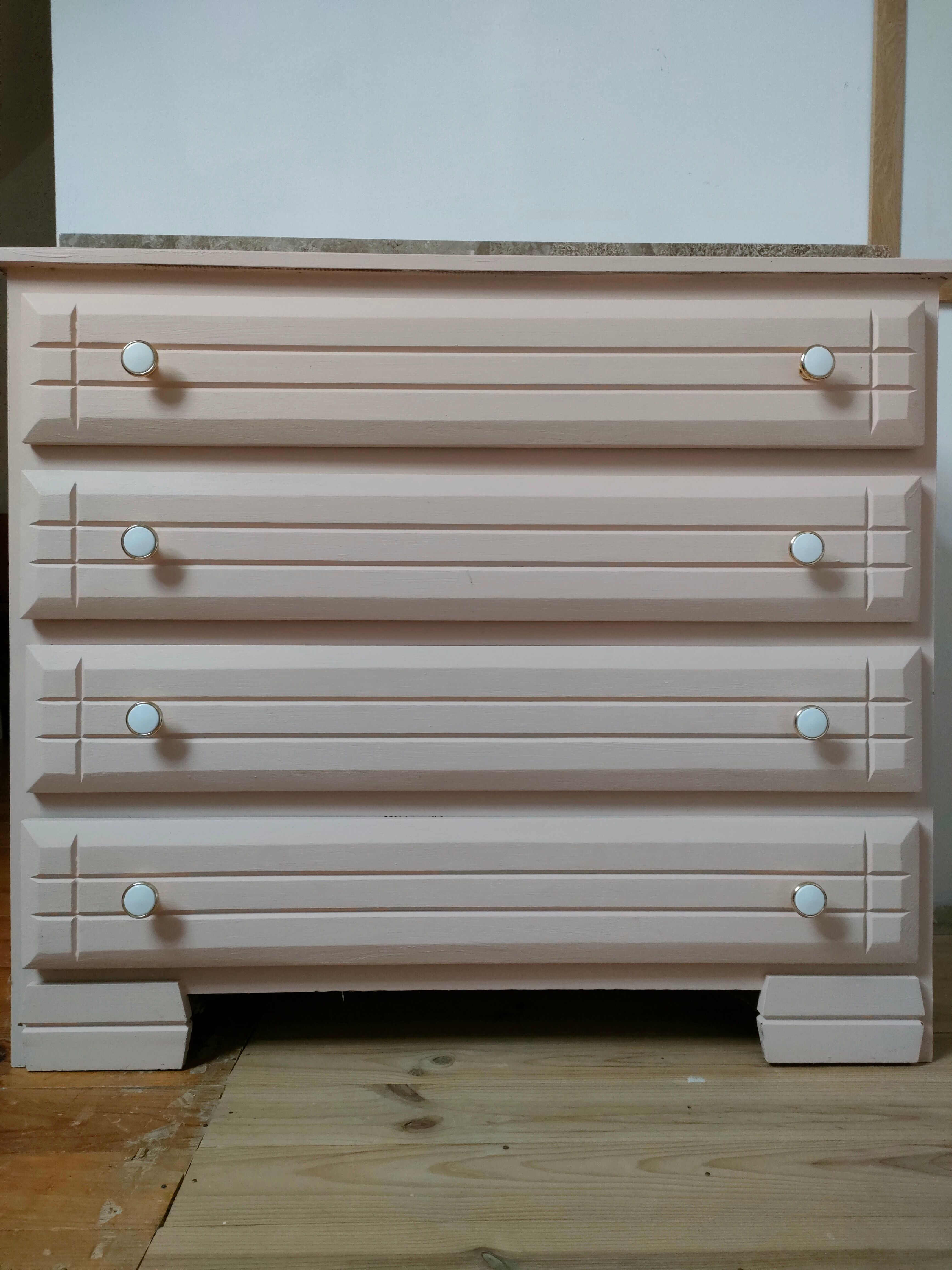 Marble chest of drawers