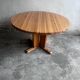 Table à manger extensible en pin massif, Scandinavie, années 1970