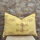 Coussin marocain en soie de cactus, coussin en soie Sabra, coussin