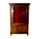 Vitrine style empire acajou
