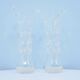 vintage set of mouth blown vases probably by Ion Tamaian