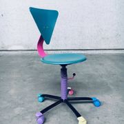 Colorful Desk Chair, 1980s