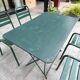 Metal garden furniture