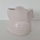 Vase / White owl planter