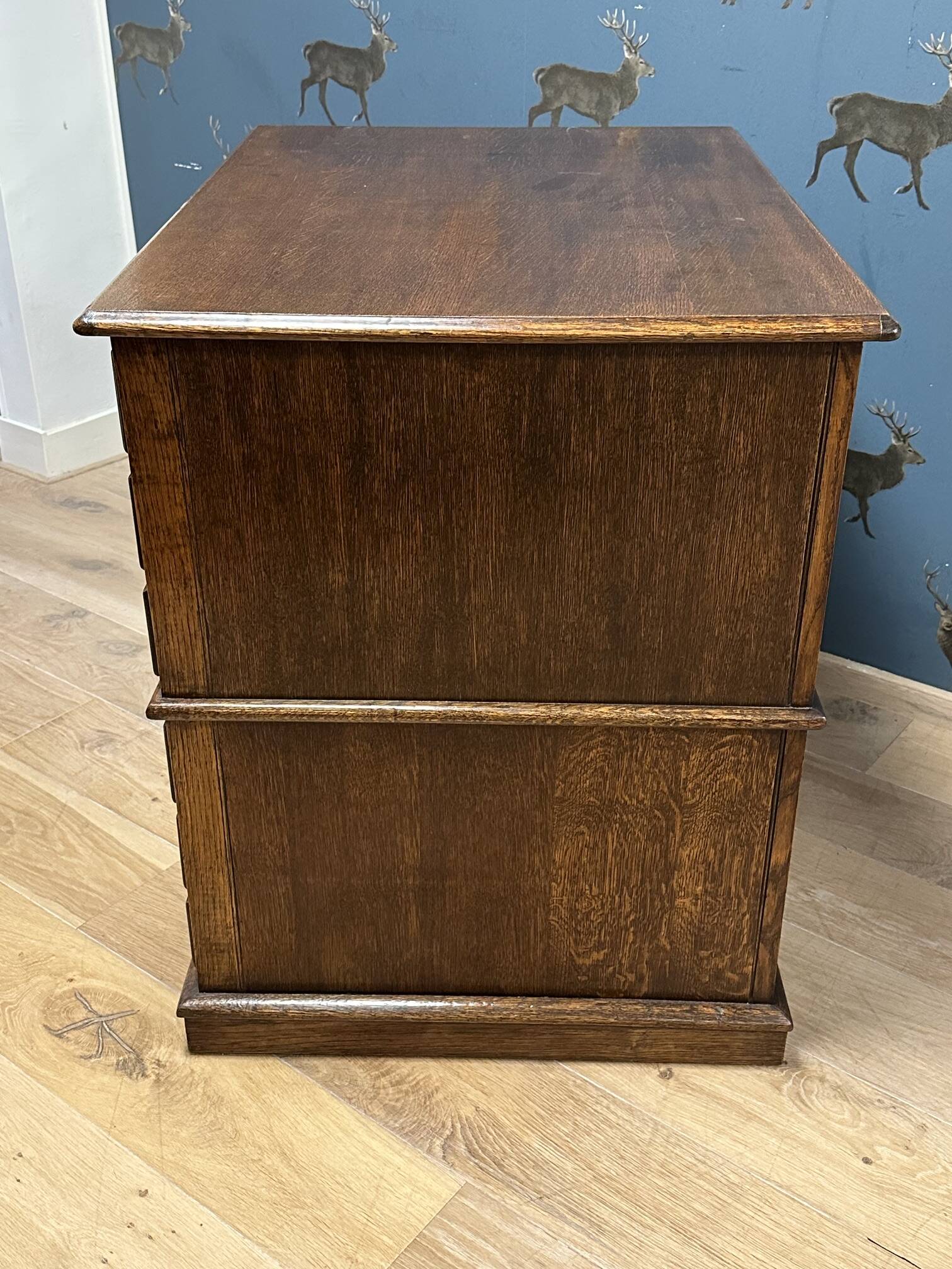 Antique oak drawing cabinet / map cabinet / architect's cabinet
