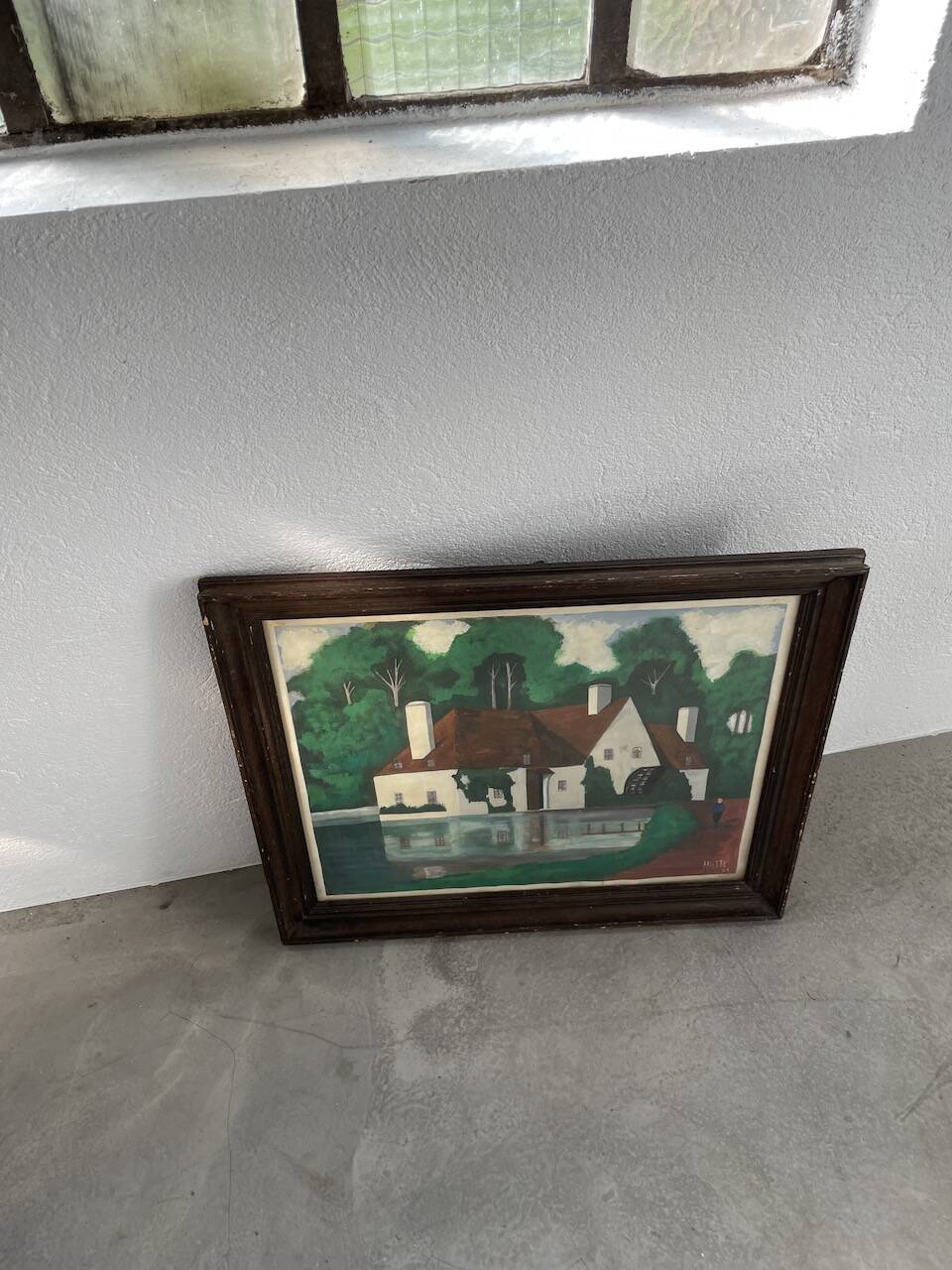 Framed oil “mill” 1981