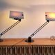 Paire de lampes vintage modèle w&o par Ketoff pour aluminor, 1980s