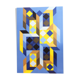 "tridimor" silkscreen by Victor Vasarely 1969