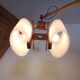 Vintage suspension, Scandinavian in perspex and wood