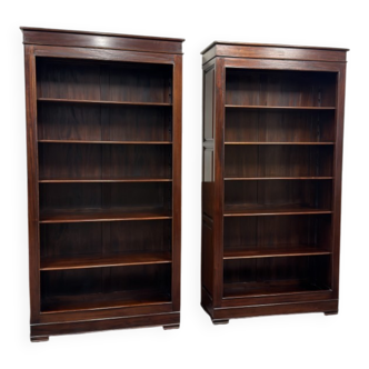 Classic English Open Bookcase
