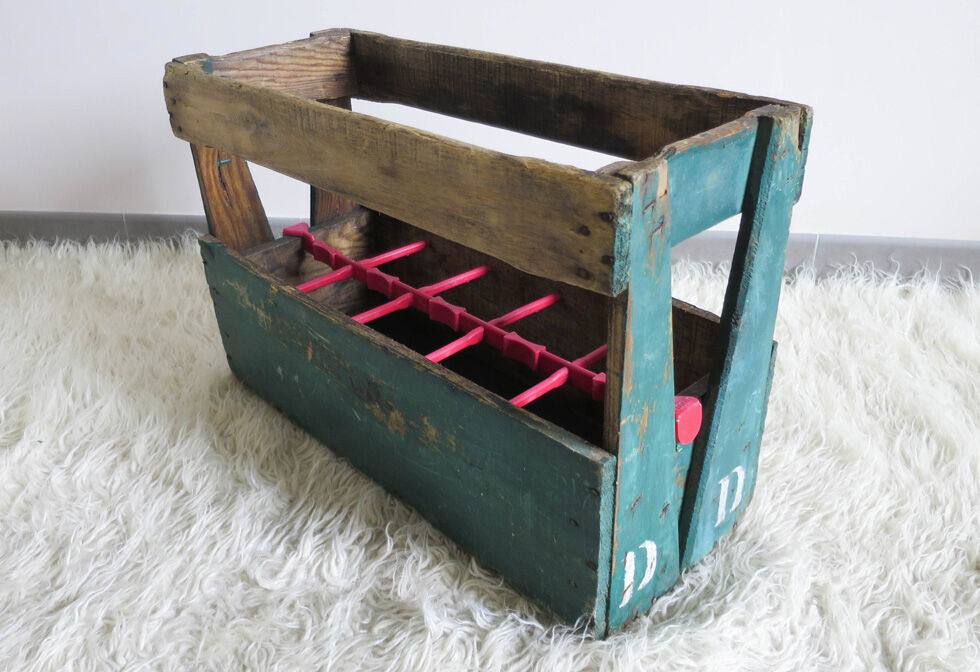 Bottle wooden rack