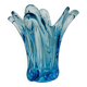 Blue seguso vase in murano glass, italy, 1970