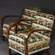 Pair of Art Deco armchairs, 1930s–1940s
