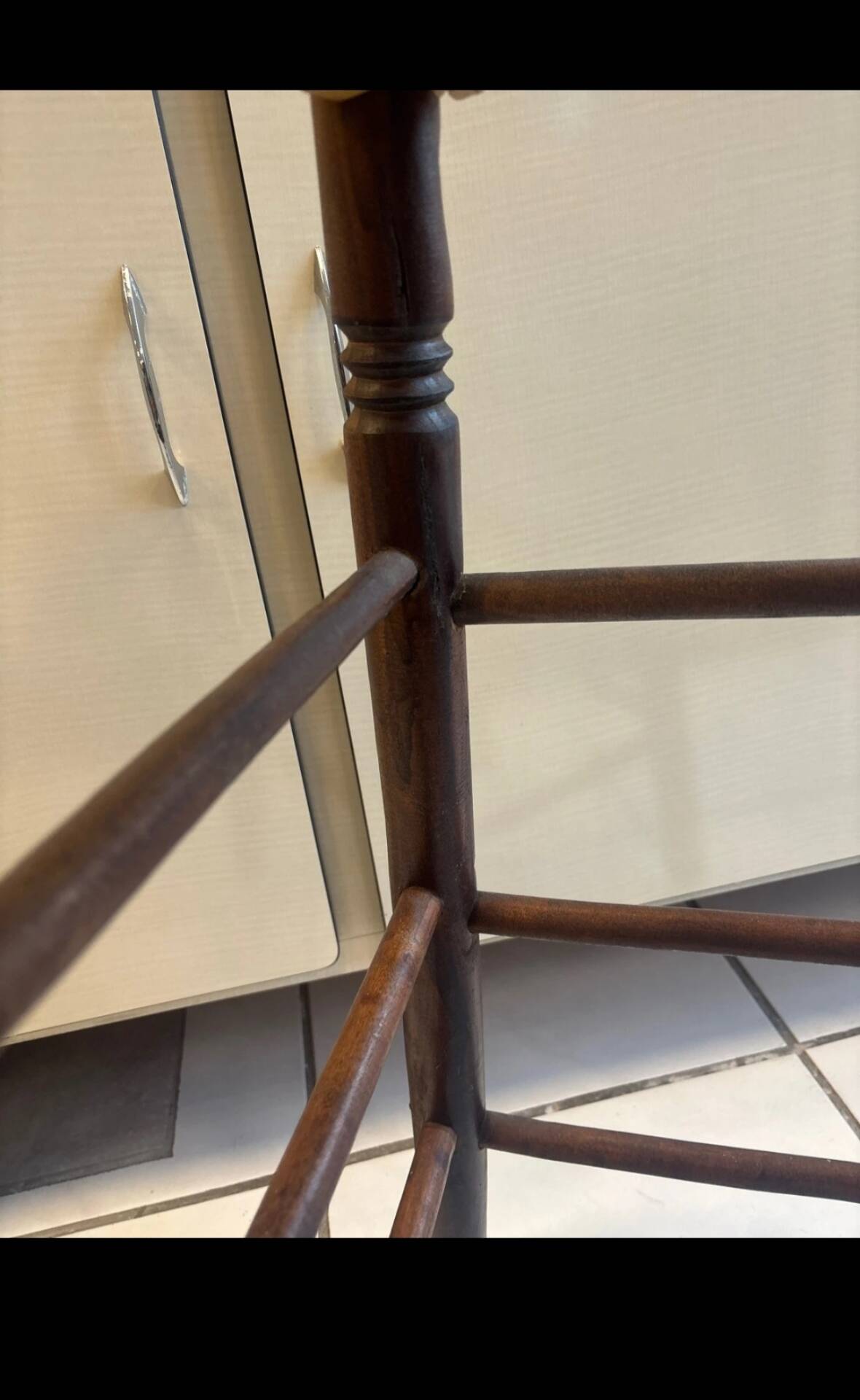 Old large stool