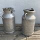 Ancient zinc milk can