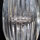 Designer crystal vase