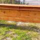Pitchpin church pew, 4 seater numbered