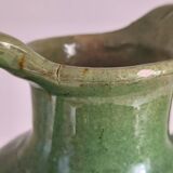 Glazed terracotta water jug