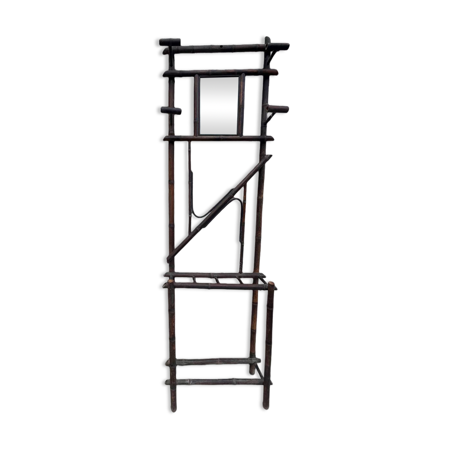 Bamboo coat rack