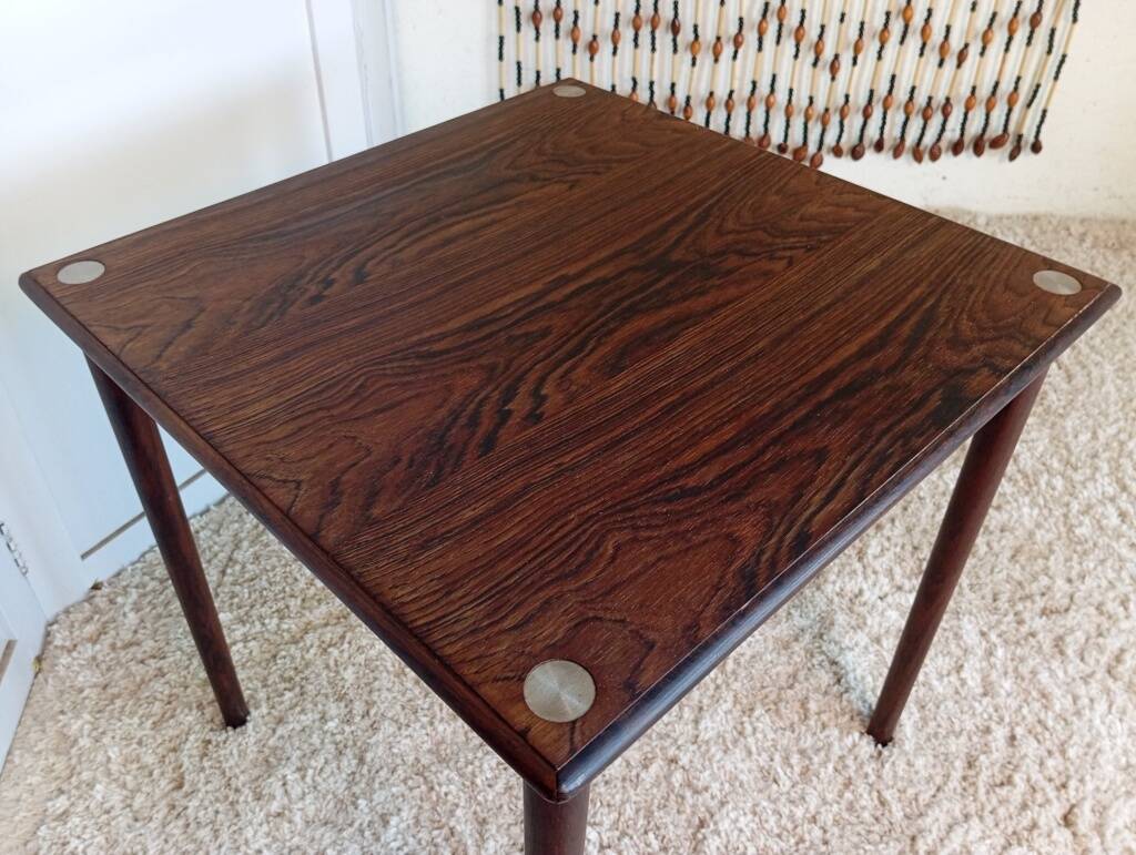 Table basse scandinave en palissandre Georg Petersens