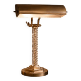 Art Deco desk lamp - vintage notary lamp - Hollywood Regency -