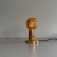 Simple table lamp in gilded porcelain by Philips NTD, 1960s, Germany.