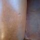 Old leather club chair 1940-1950