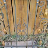 Art Deco 1930s wrought iron coat rack and hat stand