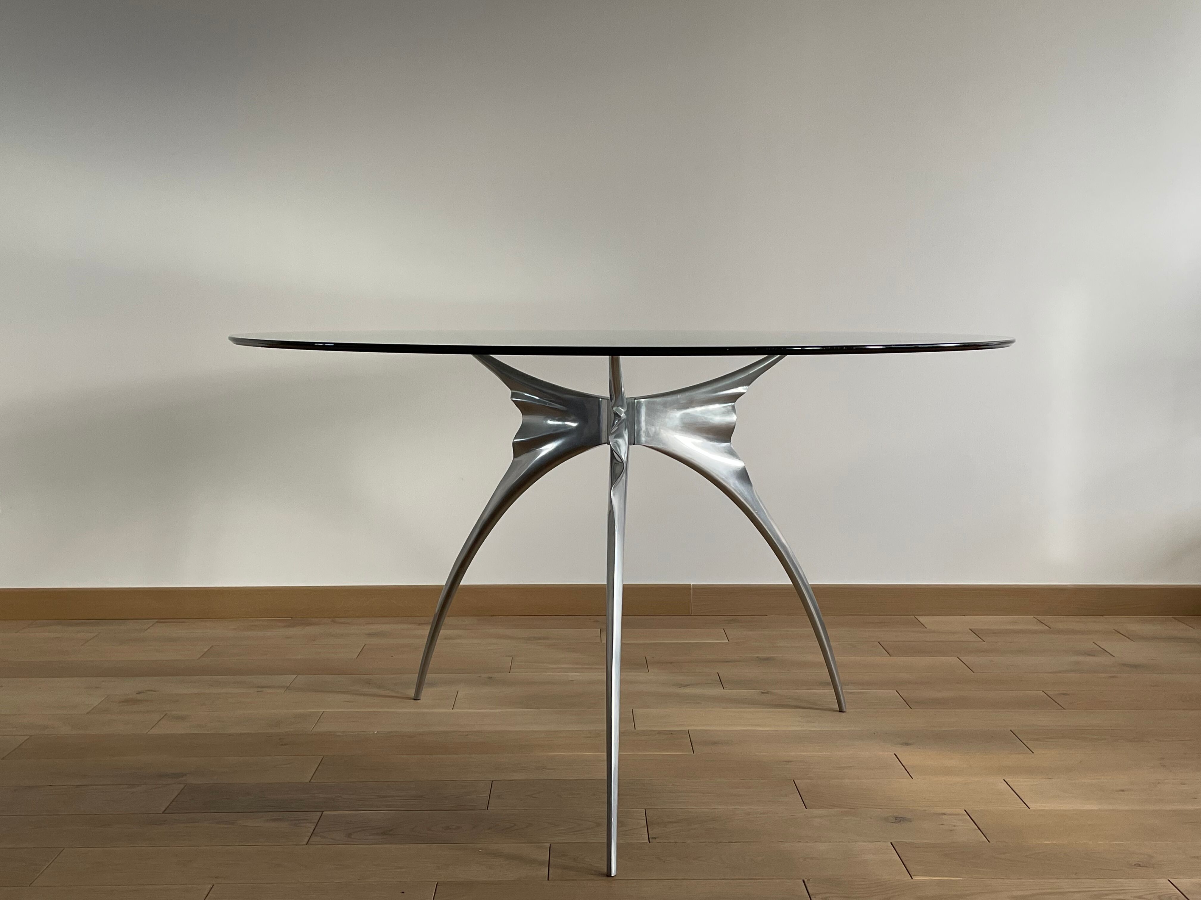 Table ronde Water par Bernard Dequet, 1970