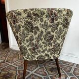 Fauteuil cocktail - tissu fleuri