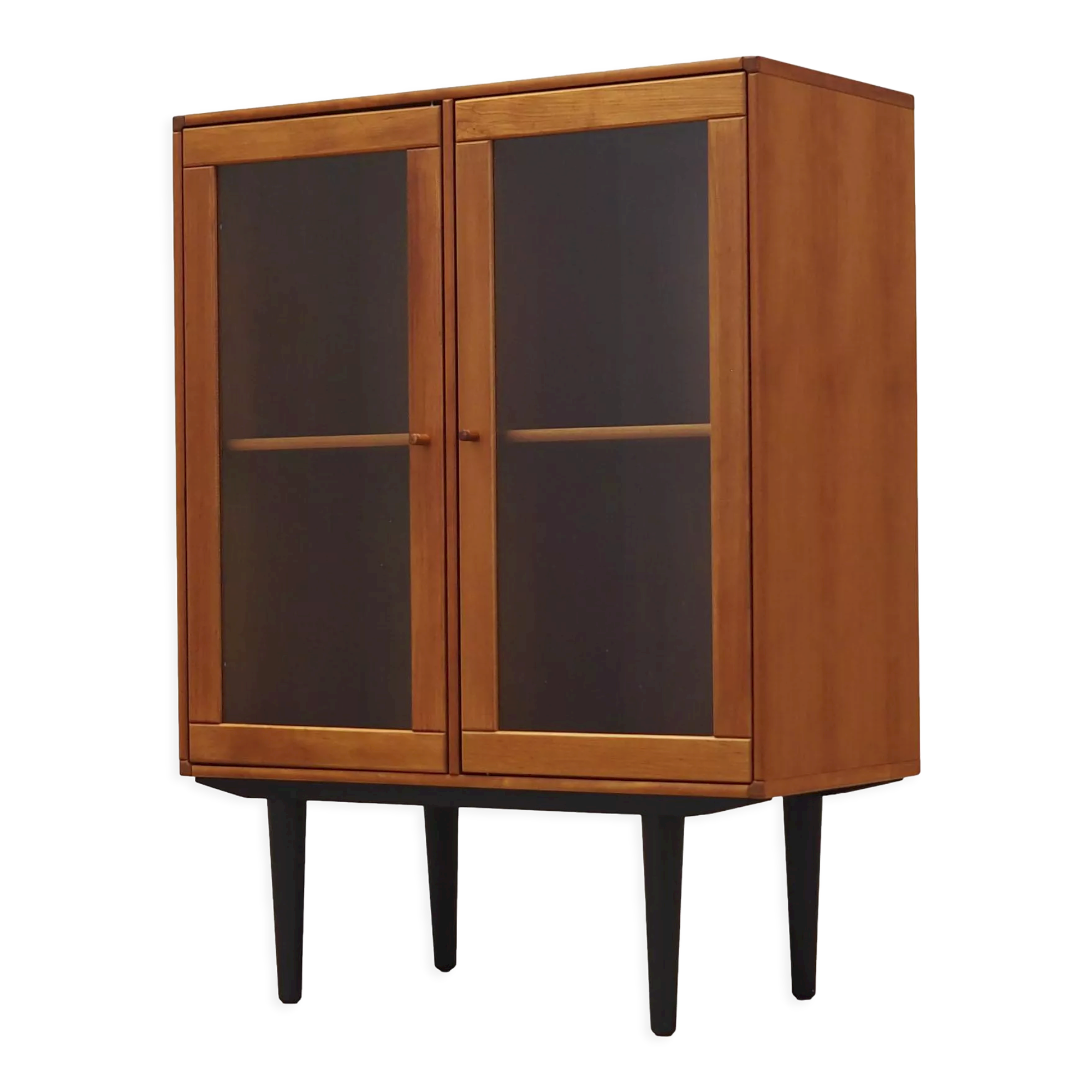 Vitrine en acajou, design danois, années 1970, Danemark