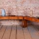 Console Tables in Walnut and Cherry, Czech, 1920s, Set of 2