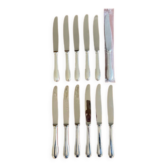 12 knives 24.5 Christofle Cluny/old Paris