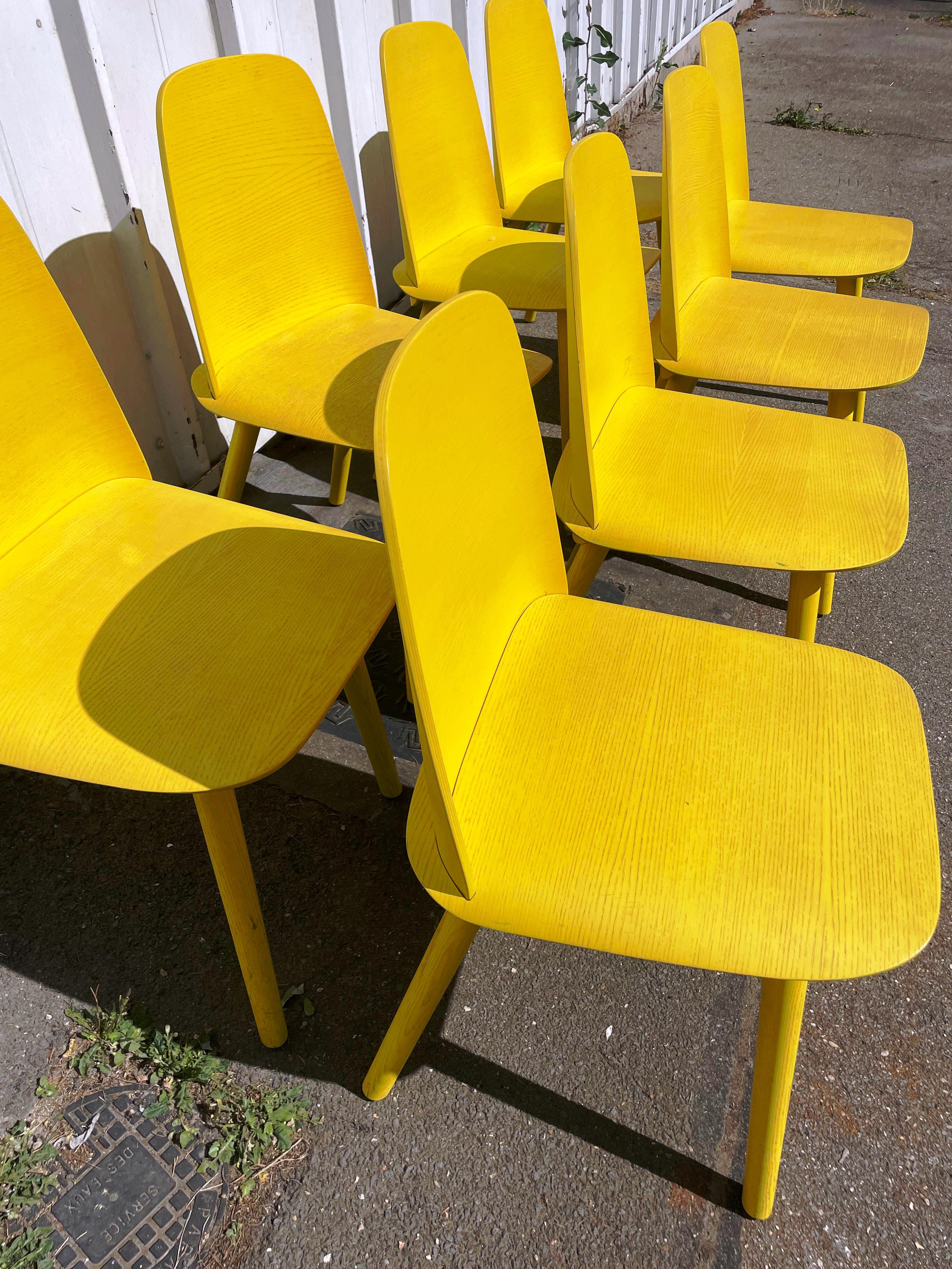 Suite de 8 chaises Nerd Chair, Muuto