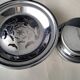 Large butter dish type "Coquillor" in stainless steel
