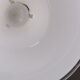 White mouth-blown opaline glass pendant by Michael Bang for Holmegaard, Denmark, 1980s