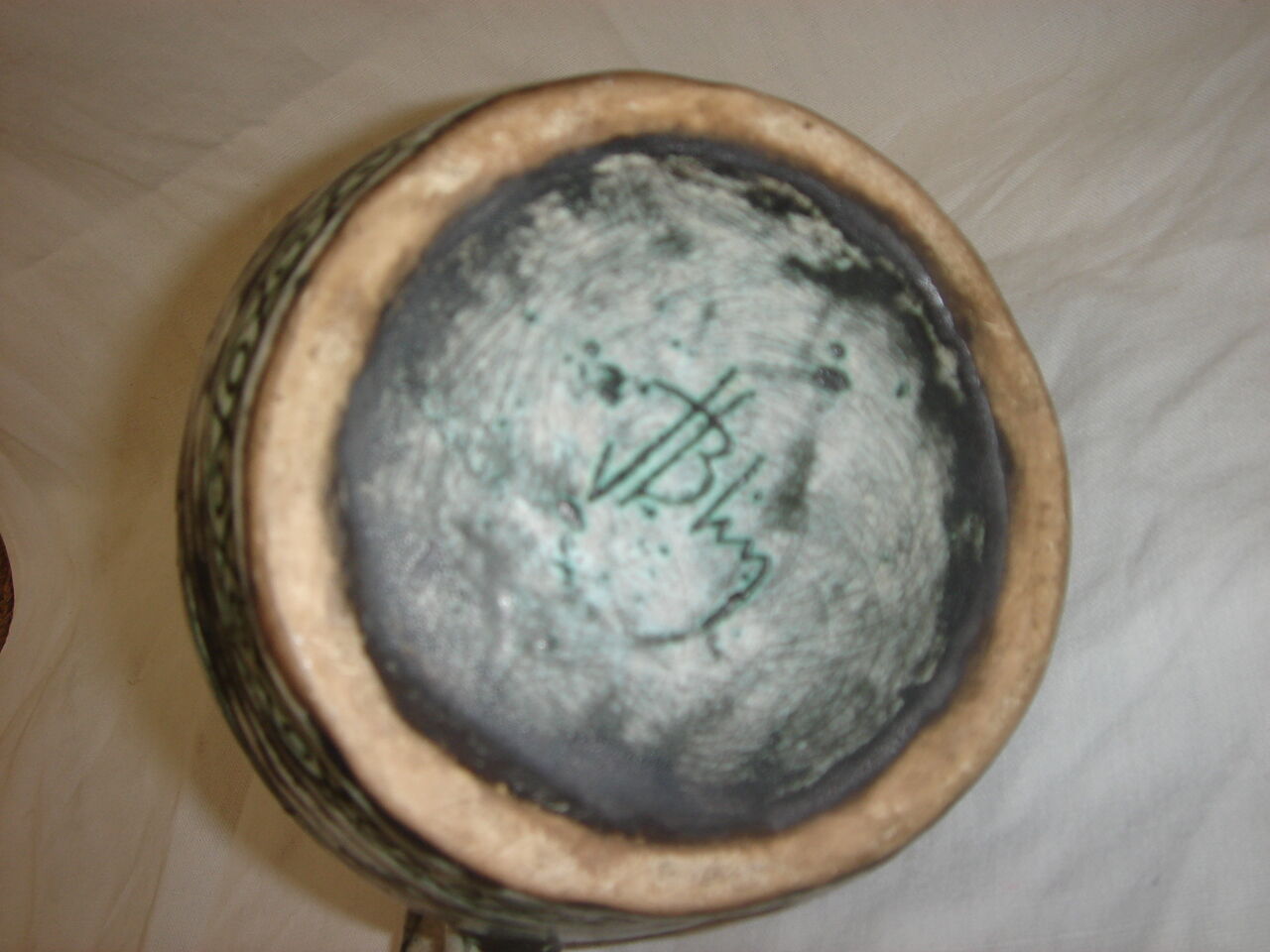 Ceramic pitcher 1950 J.Blin