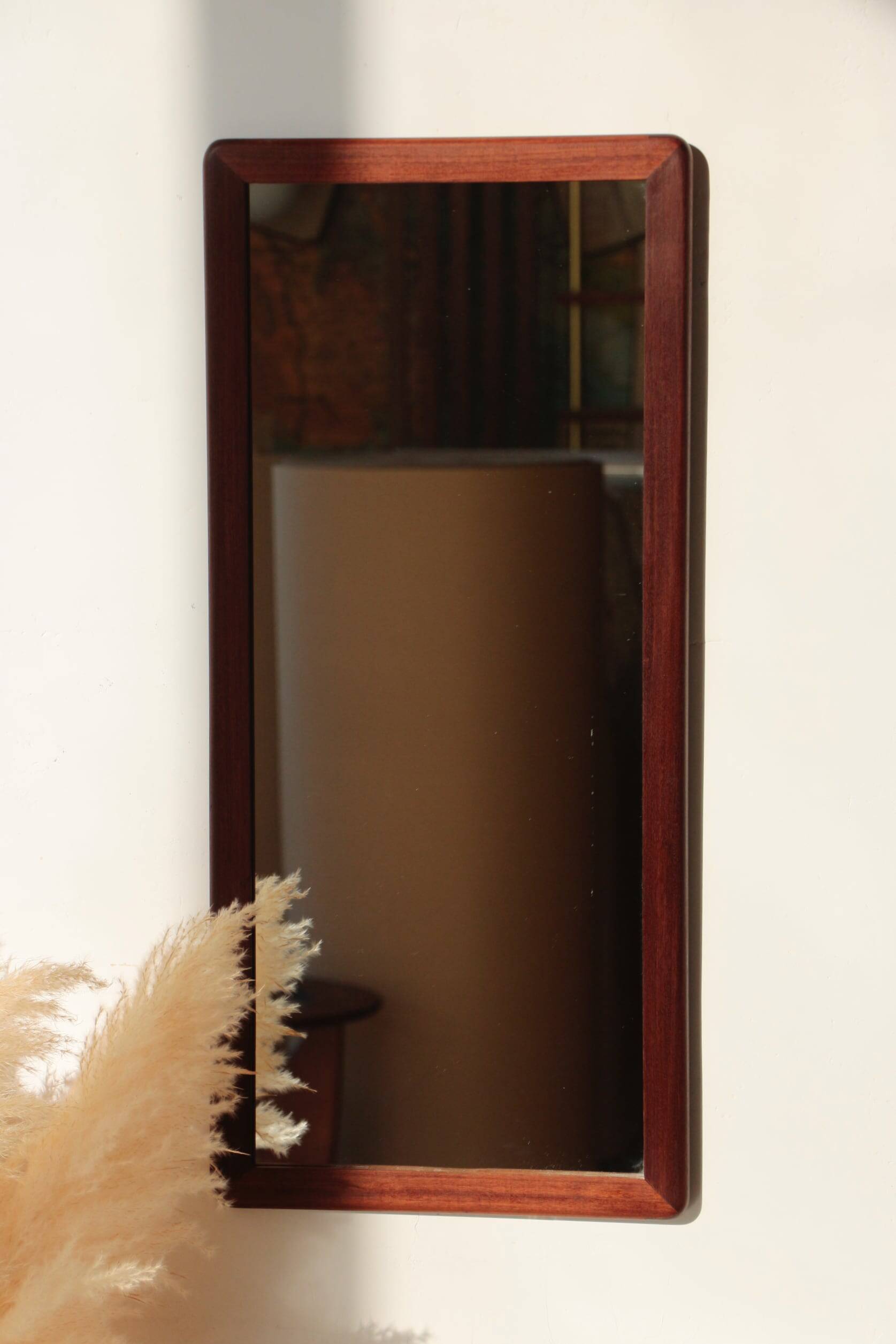 Miroir Rectangulaire en teck - Vintage - 04.01.24.02