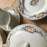 Product BHV Lot of dishes and soup Gien early 20th century