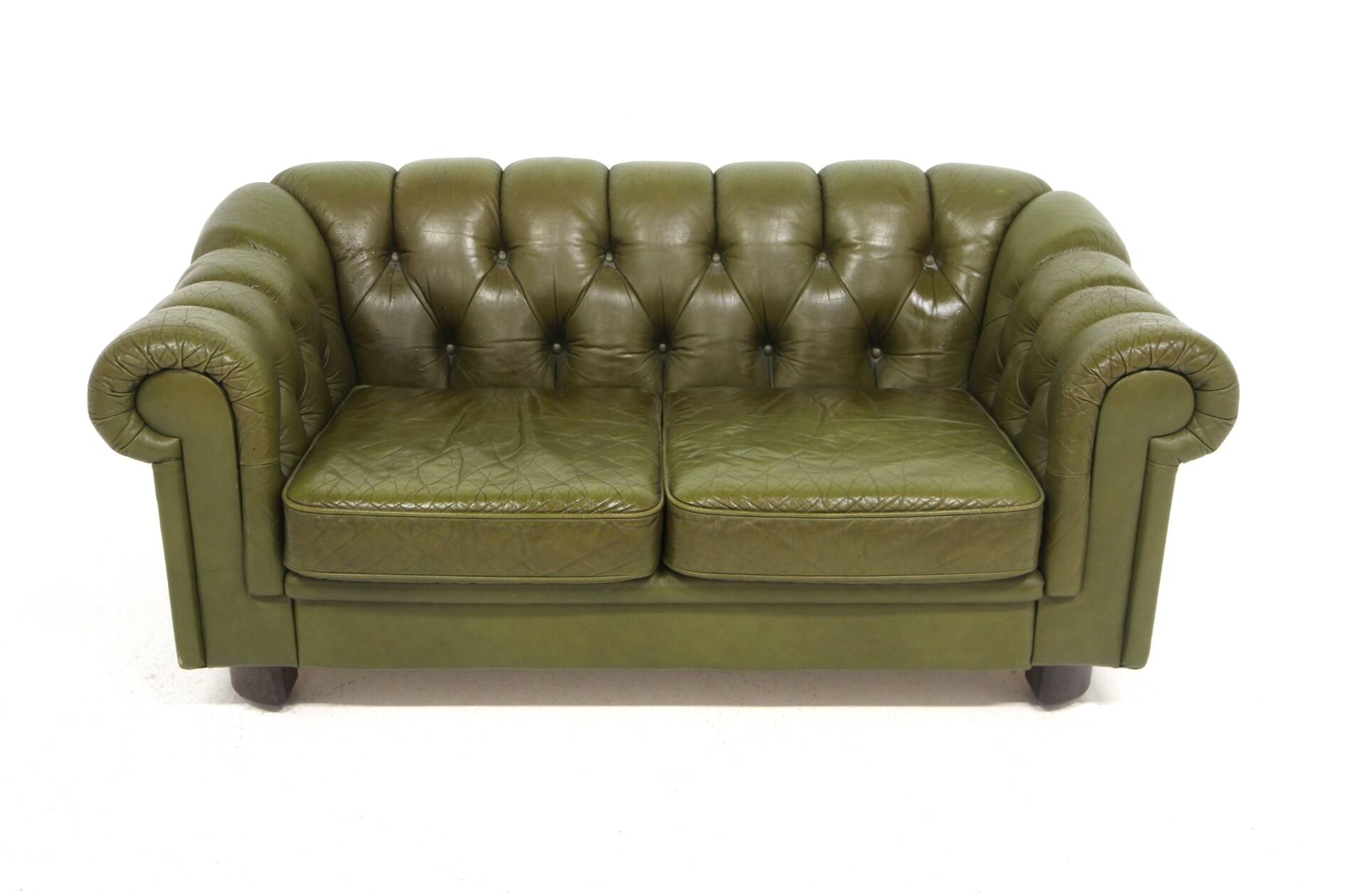 Vintage leather sofa, Sweden, 1990s