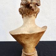Antique-style plaster bust after Antonio Canova, "Hebe", circa 1900