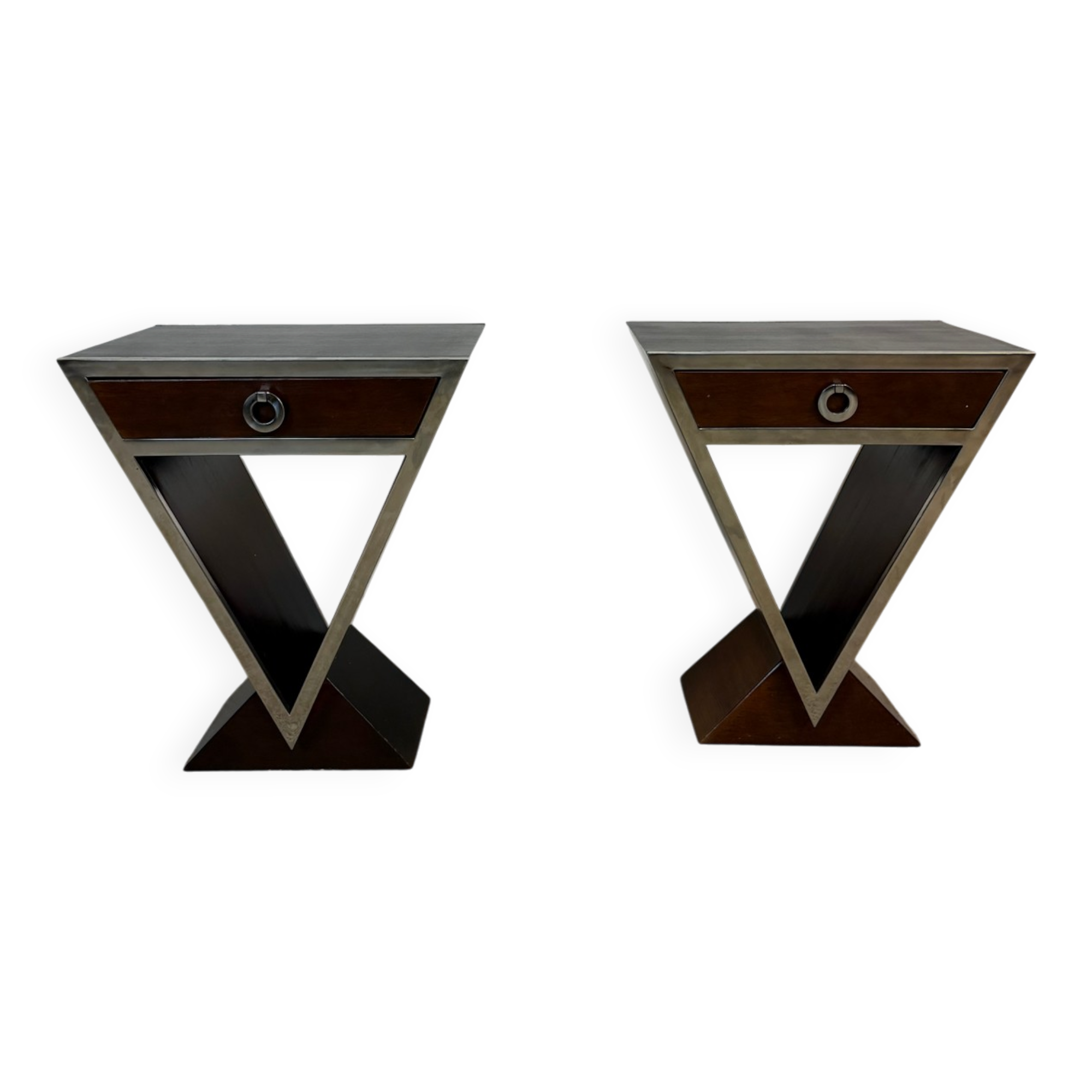 Art Deco Bedside Tables "Louvre" – Maison Saulaie
