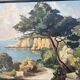 Mediterranean Landscape Painting – Signed G. Paillard 1936