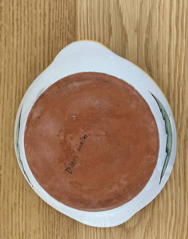 Set of 2 vintage Vallauris Aegitna plates