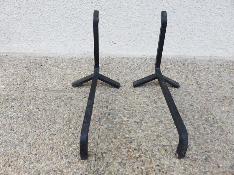 Pair of zoomorphic minimalist channels 60s