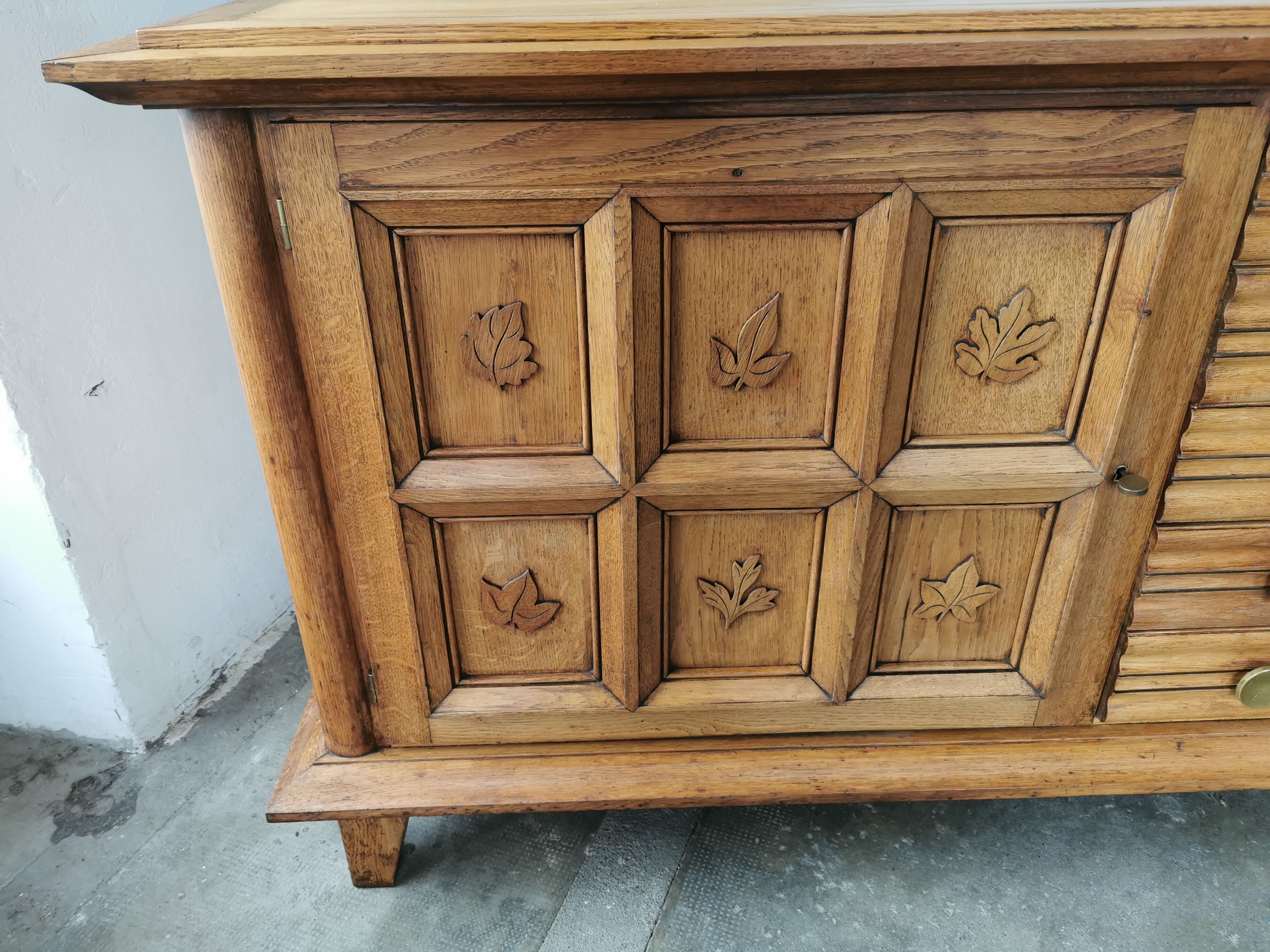 Solid oak sideboard from the 40s