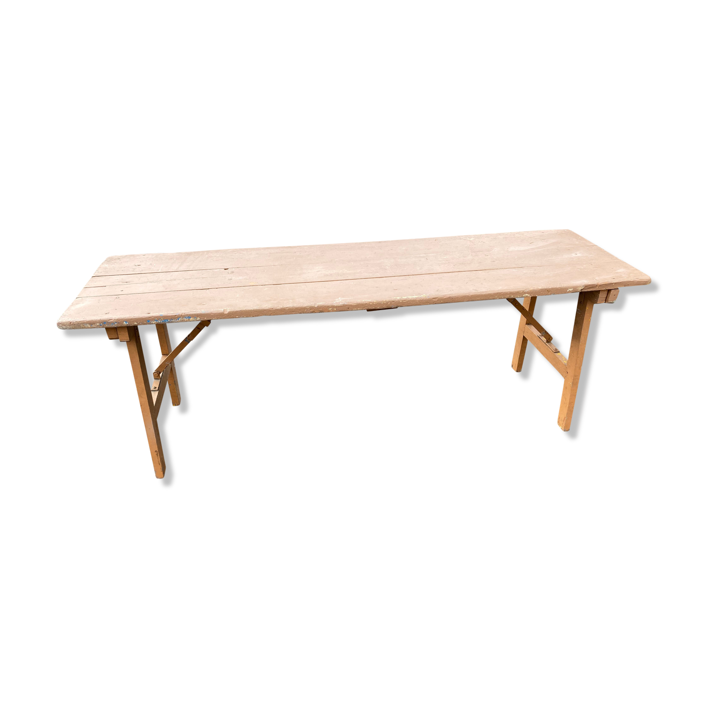 Painted folding brasserie table