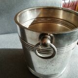 Champagne bucket in silver metal cristofle