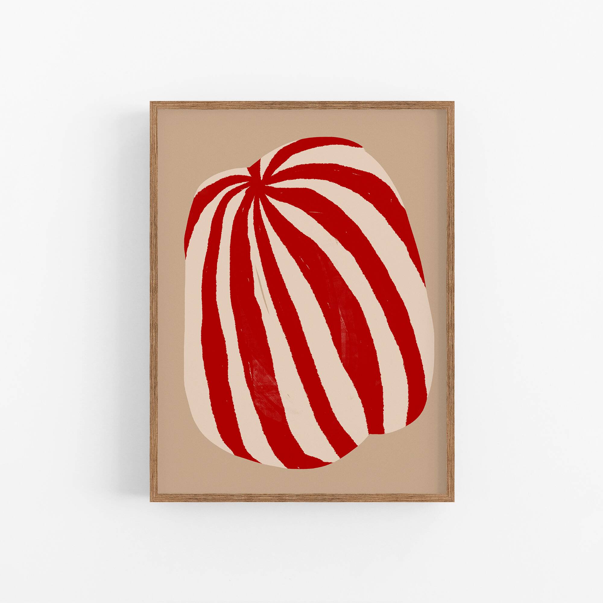 Abstract stripes giclee print, 50x70cm